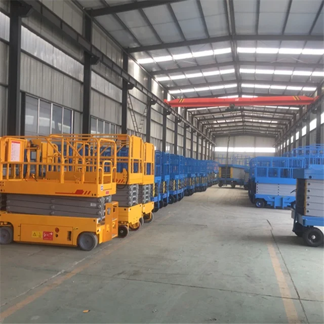 6 Meters To 12 Meters Aerial Work Platform Customer - Favorite Self - Propelled Scissor Lift