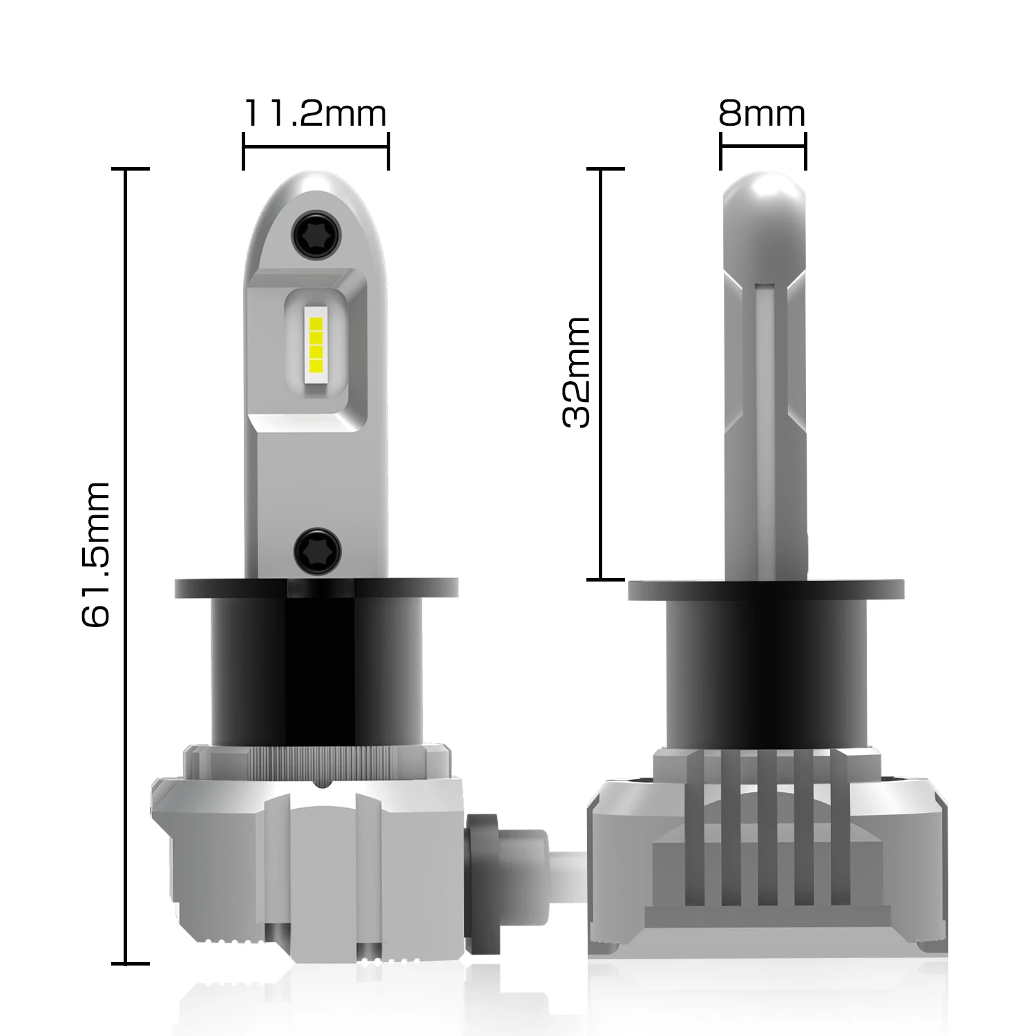 Горячие Мини Размеры водить автомобиль Белый 6500K 20W 1800lm DC 12V 18V с авто LED drl h3 Автомобильные светодиодные противотуманные фары