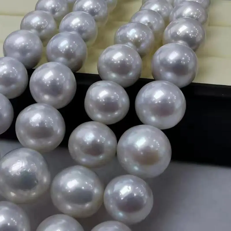 
China Supplier Near Round Shape Small Spots Natural Edison White Color Pearl With Cheap Price 