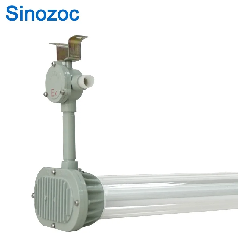 Sinozoc BAT95-D ATEX waterproof led tube explosion proof lamp explosion-proof single or twin tube lighting fixture
