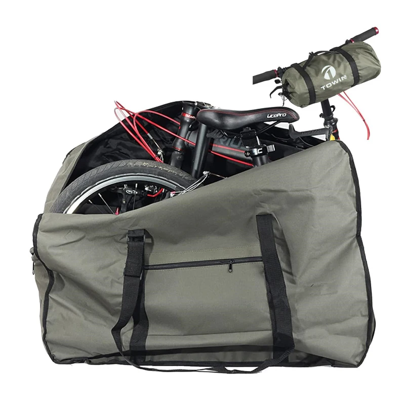Folding Bicycle Folding E-Bike Storage Case Bike Travel Organizer Box with Integrated Cover