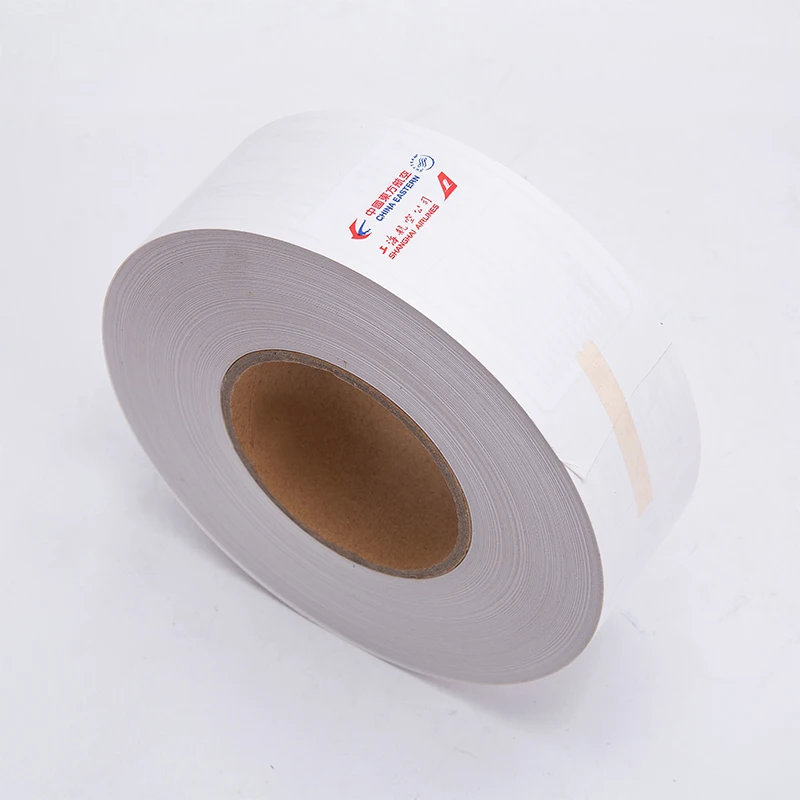 Airplane Custom Label Thermal Paper Self Adhesive Airlines Baggage Tag