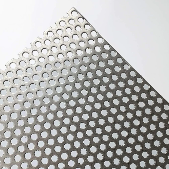 High Quality Perforated Sheet Metal Steel Plate Perforated Wire Mesh Stamped Punching Hole Mesh Metal