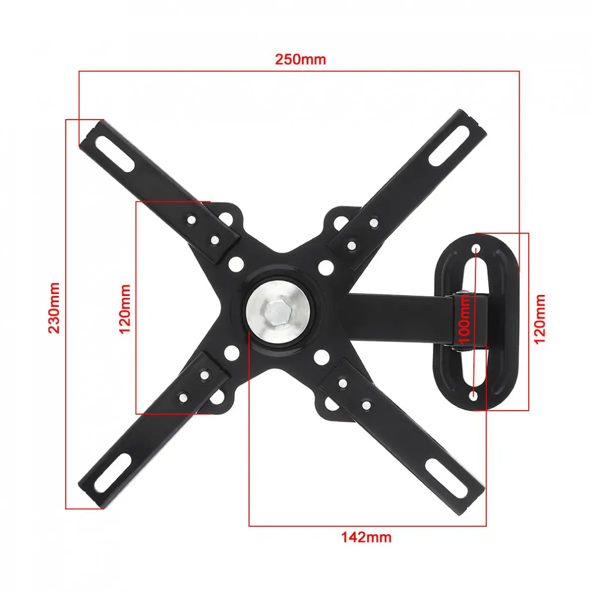 Universal 12KG Adjustable TV Wall Mount Bracket Flat Panel TV Frame Support 30 Degrees with Small Wrench for 14 32 Inch