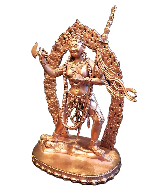Foundry technology of Vajra Yoga mother in intangible cultural heritage red copper