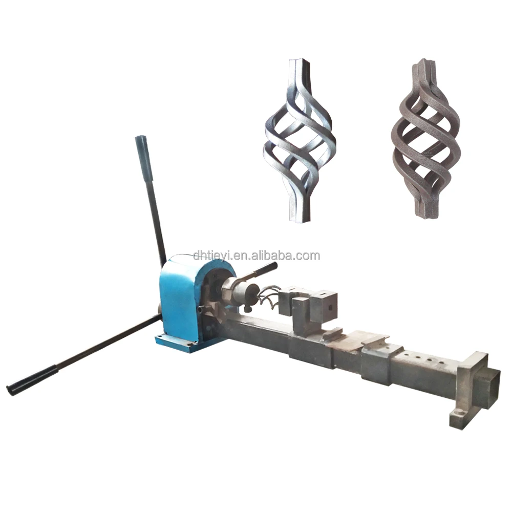 DH-SL2  MANUAL metal iron bar square steel  twist to basket tool