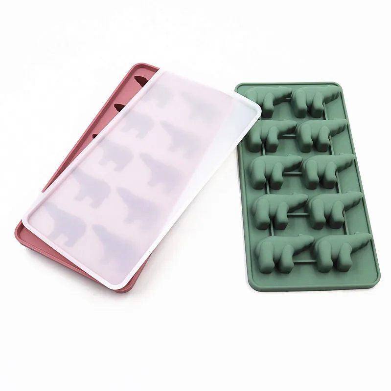 Polar Bear Silicone Ice Cube Chocolate Tray Mold