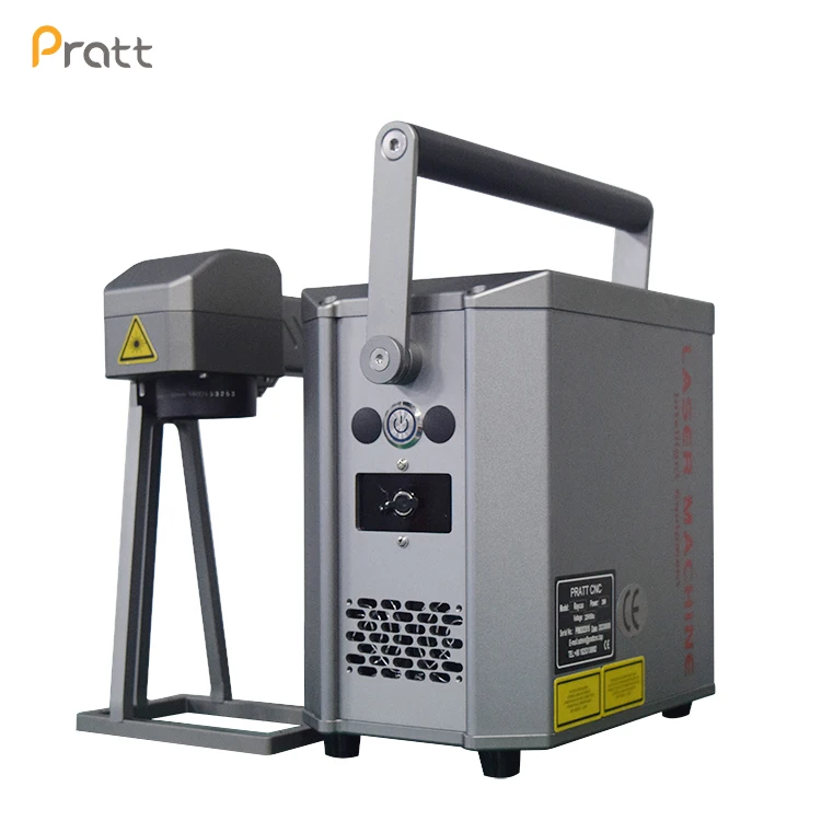 Best Selling 30w Portable Fiber Laser Marking Machine 50w Metal Jewelry Raycus Fiber Laser Marking Engraving Machine