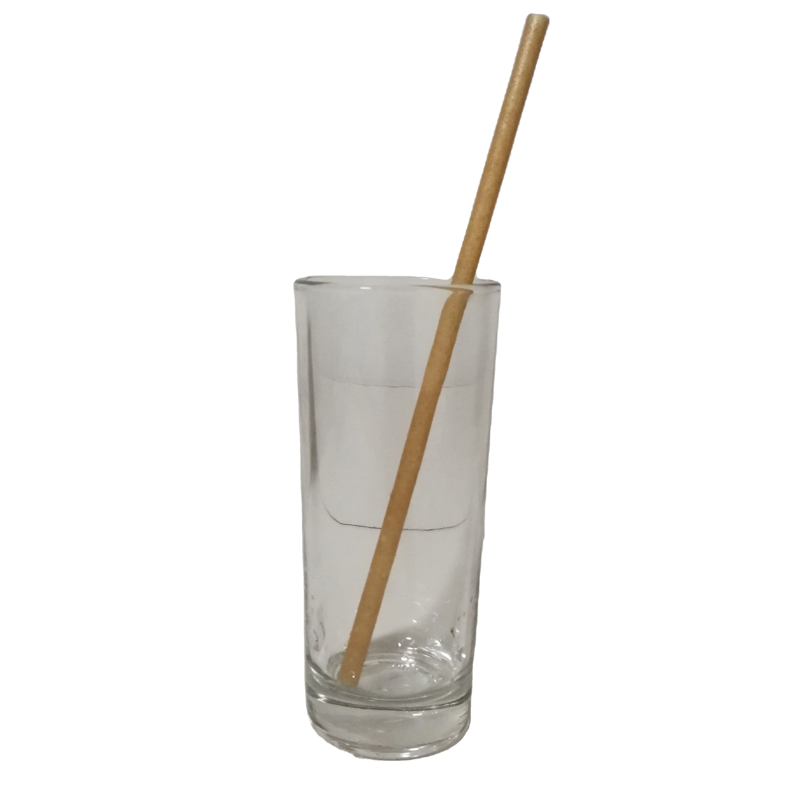 OEM Manufacturer Customization Eco friendly Biopoly Biodegradable Compostable Sugarcane Fiber Drinking Straw for Beverage