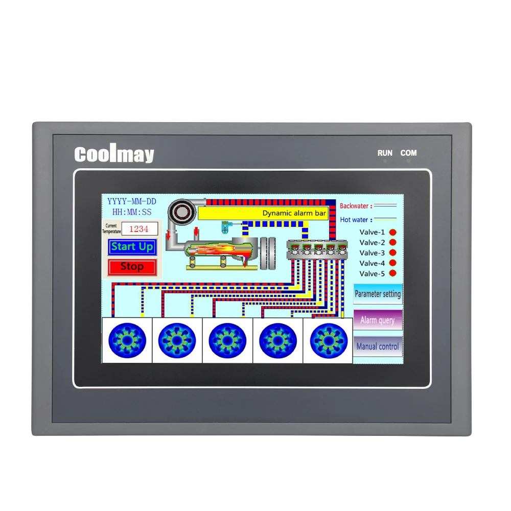 Coolmay 7inch  plc EX-3G series WIFI  NPN industrial equipment programmable logic controller