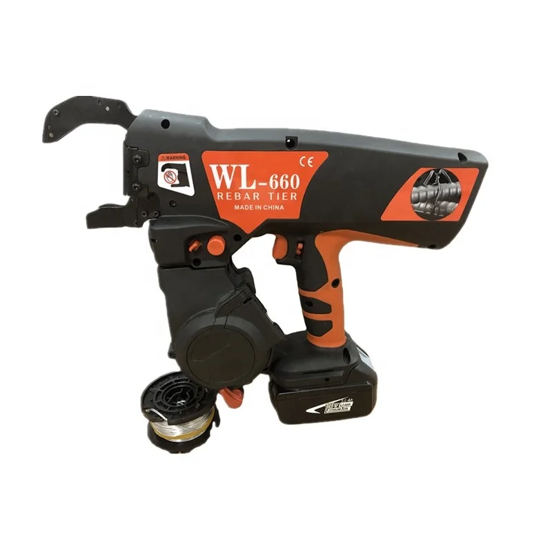 WL-660 Rebar Tying Gun Tie Up To a #9 x #10* Rebar Li-ion Battery