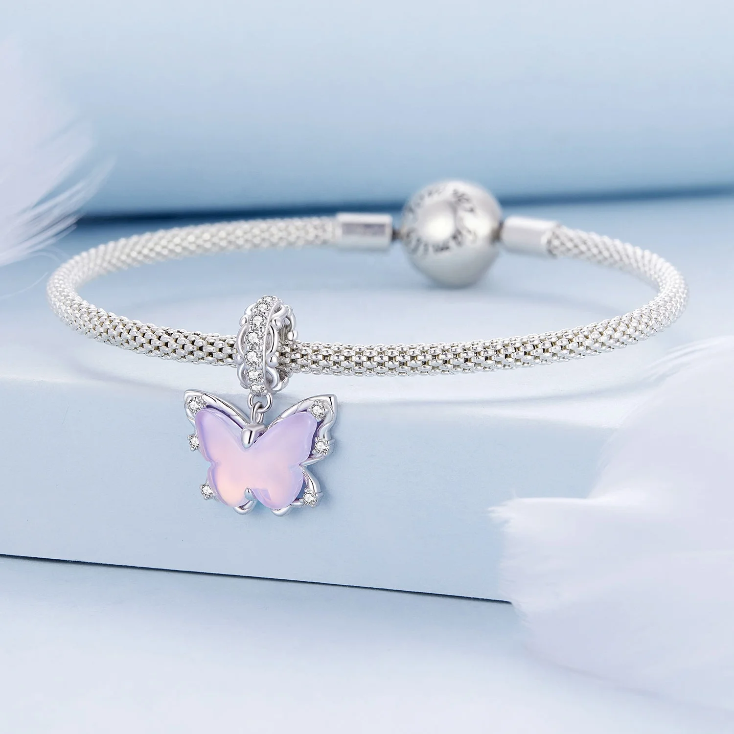 925 Sterling Silver Fashion Jewelry Charms For Bracelets&Bangles Jewelry Making Custom Zircon Enamel Cute Pendants Charms Beads