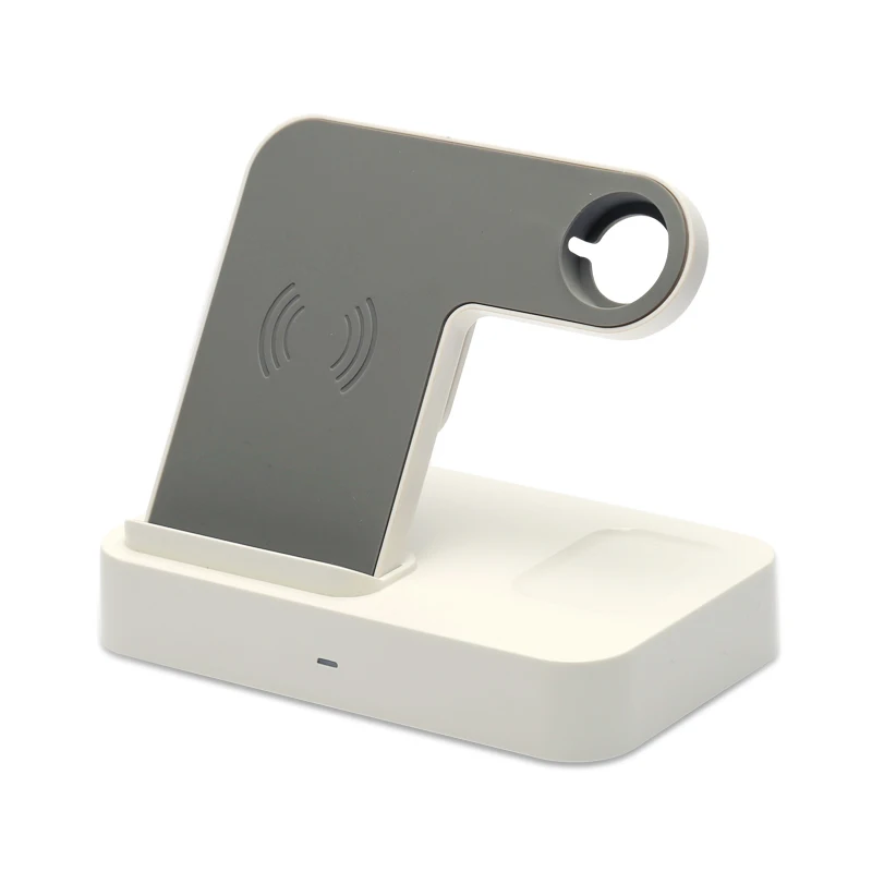 
New arrivals 2021 private mode AC input 30W 3 IN 1 fast wireless charging stand for smart phone iPhone iWatch TWS 