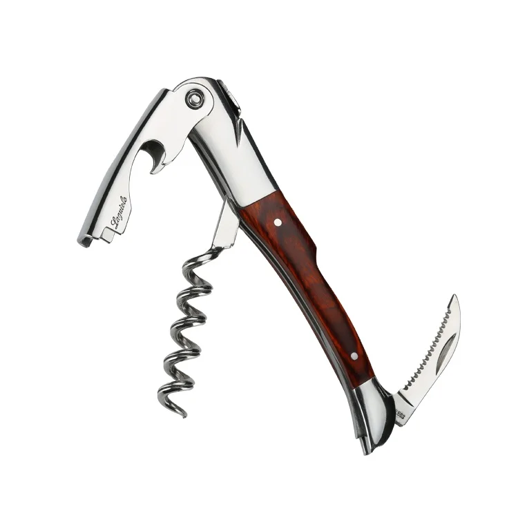 Specialize in high-end wine corkscrew custom  wine bottle opener with your own logo