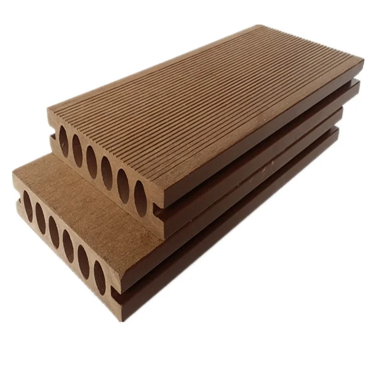 Engineered Outdoor Wpc Decking Water Resistant Wood Plastic Composite Timber