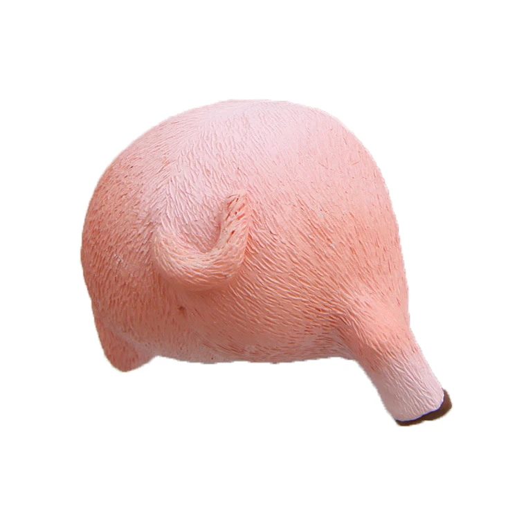 Cat dog squirrel duck pig head butt fridge magnet small fresh korean creative for kids Warm series realistic toy