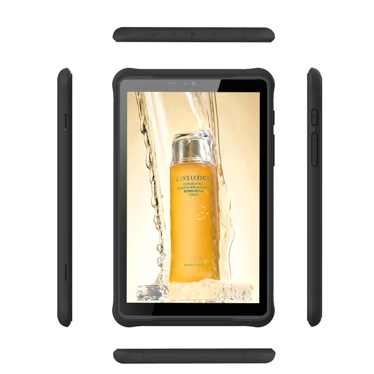 8 inch IPX5 Waterproof Tablet PC 4G LTE 4000 mAh Battery 3G+32G Dual Camera IPS Screen Wifi GPS Quad Core Android 12 Tablet