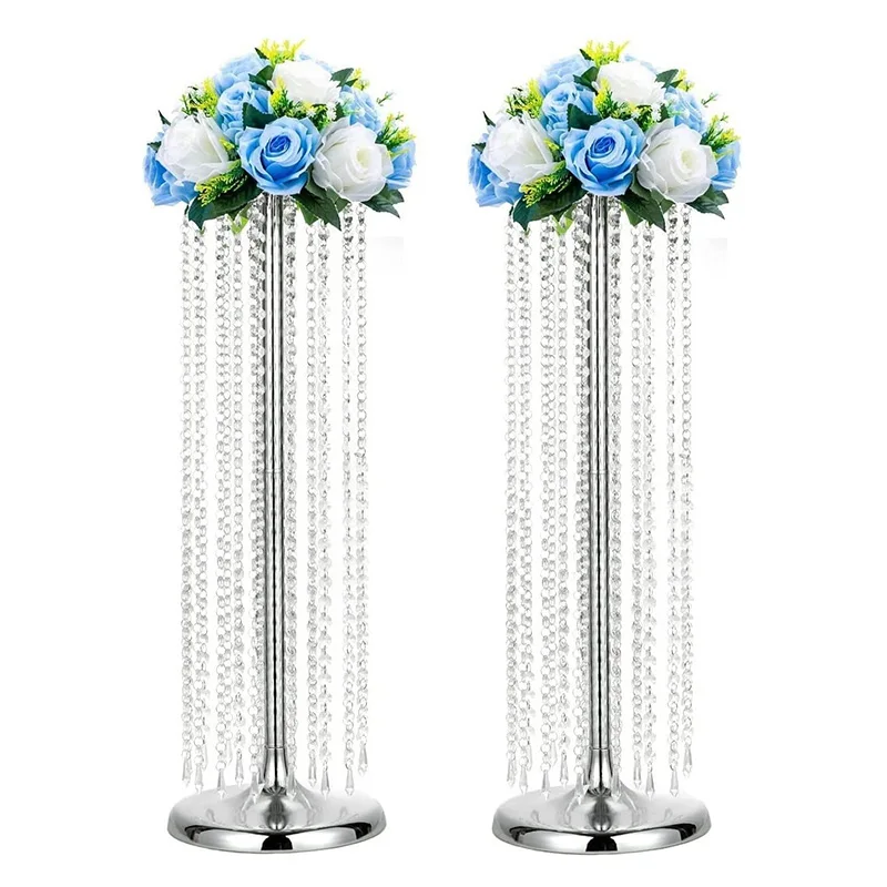 Flower Stand Wedding Centerpieces on Floor Tall Metal Flower Arrangement Stand Tabletop Flower Vase for Wedding Party Hotel Home