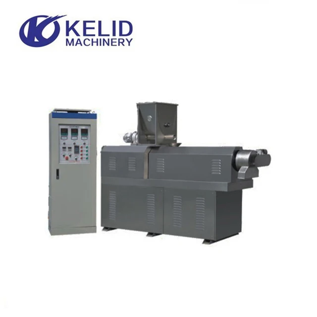 Soya Protein Chunks Nuggets Fiber Tvp Extruder Making Processing Machine