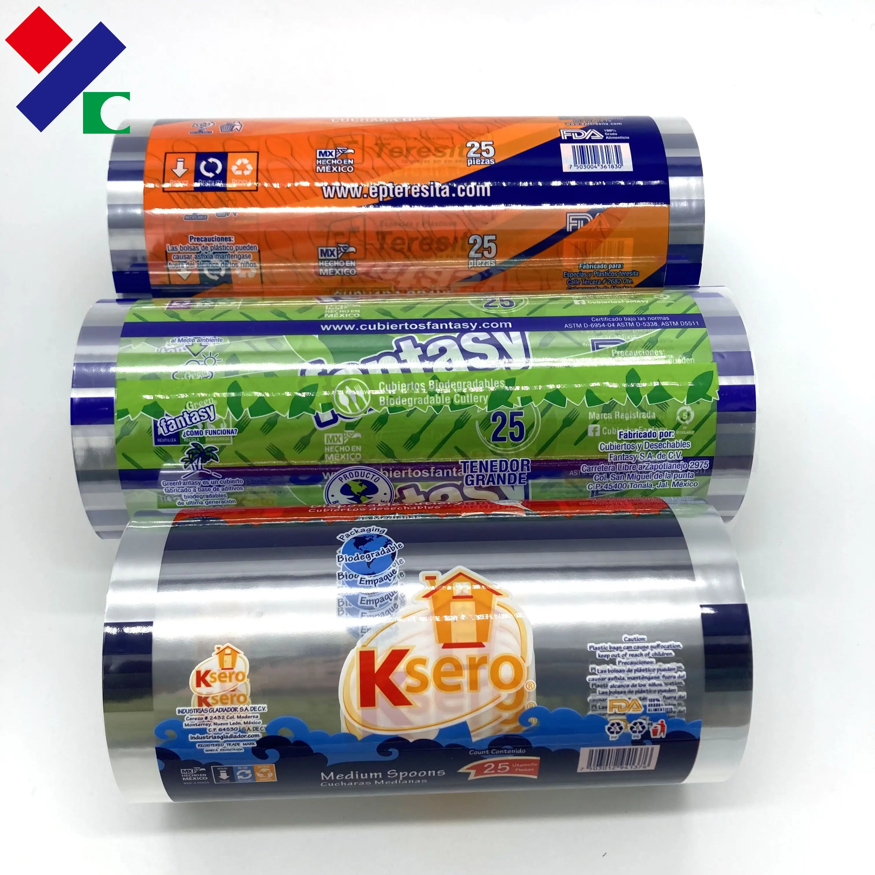 Instant dry yeast packaging film material, instant coconut cream powder packaging film material, pet/al/pe packaging film