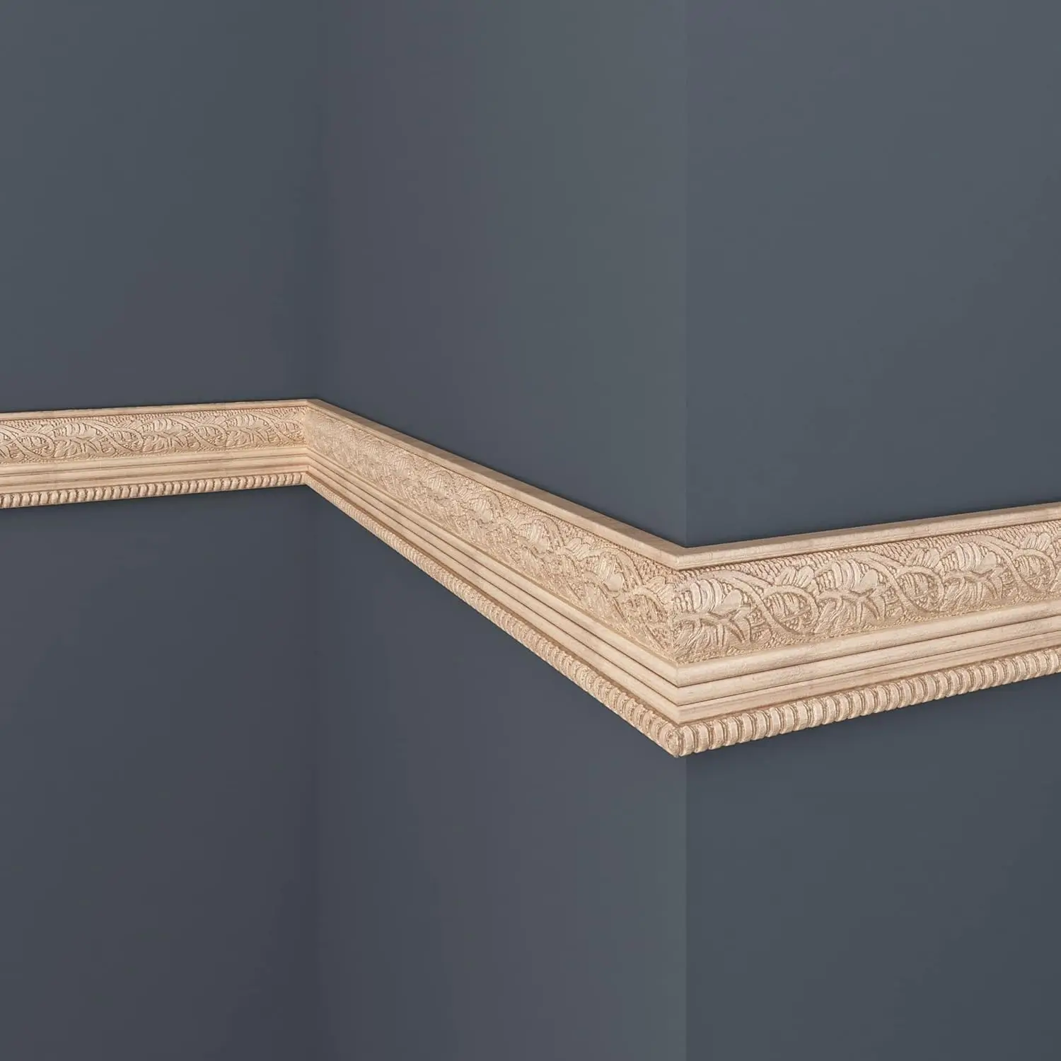 Wooden Decals Trim Molding Rosette Inlays for Door Wall Mantel Cabinet Door