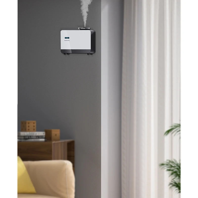 Wholesale Popular Wall Mounted Fragrance Filling Machine Hotel 800ml Scent Diffuser Machine  With HVAC System