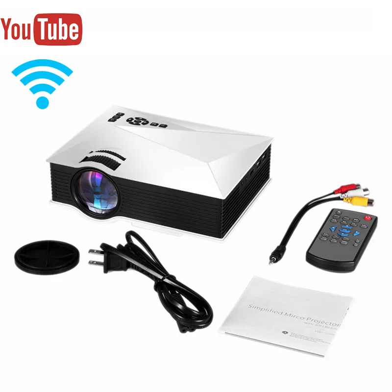 2021 UNIC UC68V новейший Высокий люмен Поддержка wifi беспроводной зеркальный youtube Мини Портативный ЖК-проектор по Заводской Цене