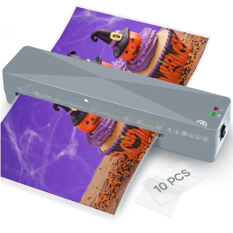 Wholesale Price Portable ABS Manual Release Lever Hot Cold Laminating A4 Pouch  Laminator Machine