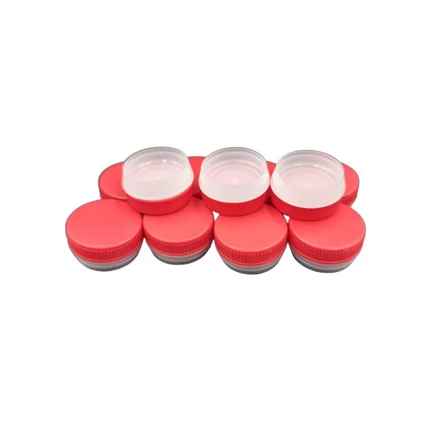 42mm Plastic Screw Cap Lids with Metal Tin Spout Closure for Cans & Chemical Packing Industrial Use