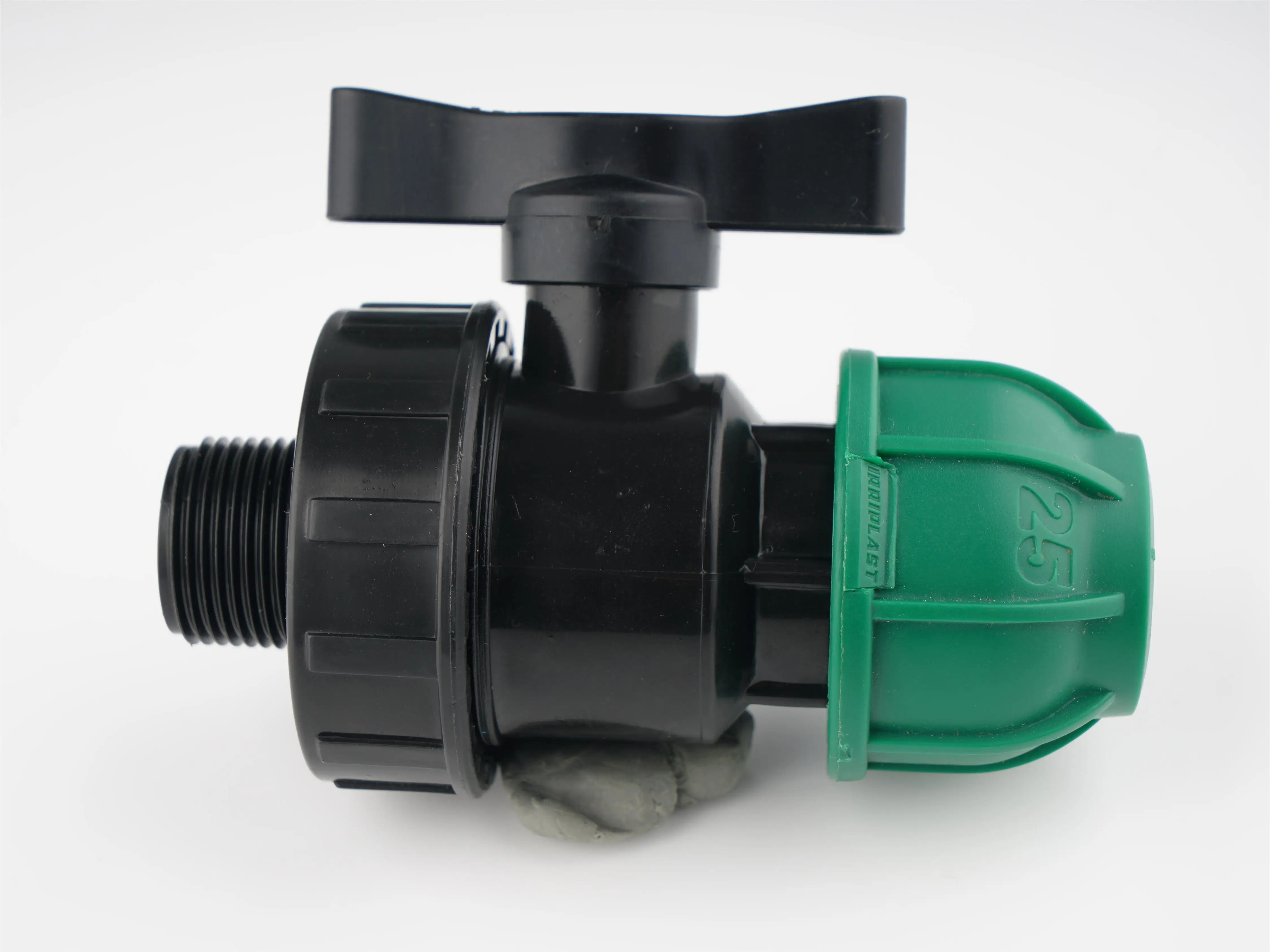 PP Compression Fittings Connection Ball Value For Farm Irrigation Systems