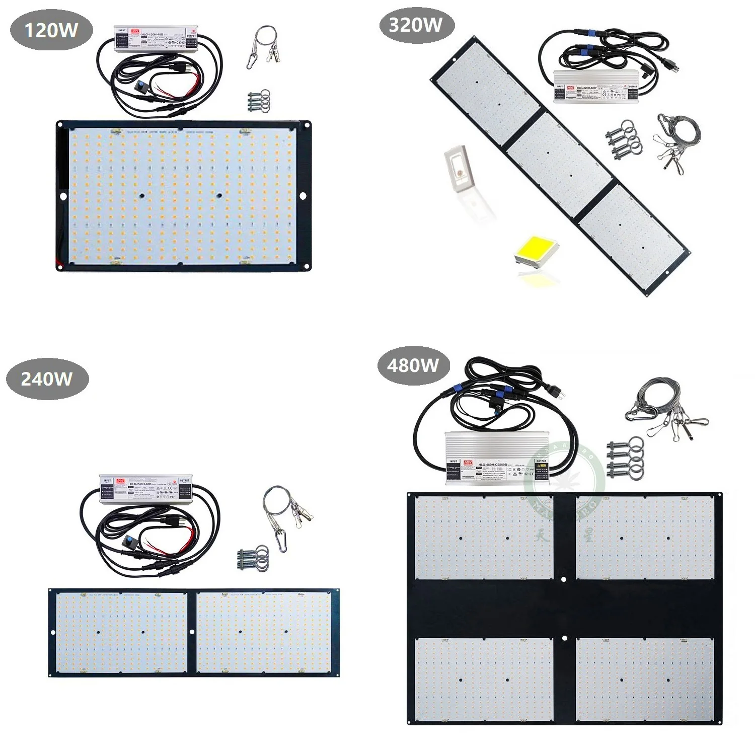 Maaadro 240w v2 v3 Plus IR Red 660nm Board Indoor Plant LED grow light with Samsung lm301b lm301