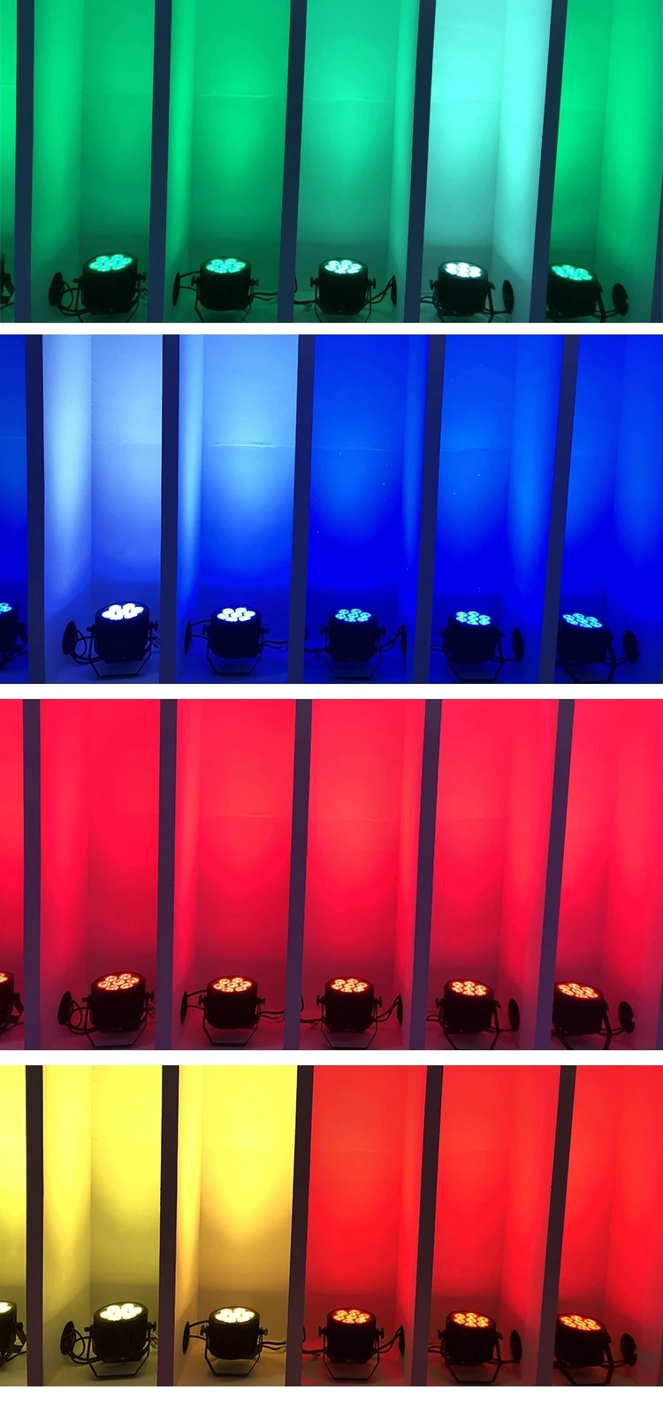 stage lighting RGBWA UV 6in1 wifi battery powered wireless dmx led par light