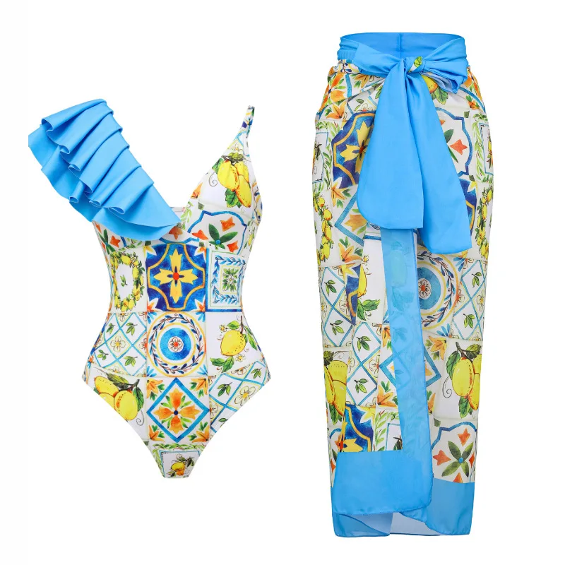 JSN 2023 New trendy beach swimsuit swimwear women Bikinis & Beachwear bikini set with cover up