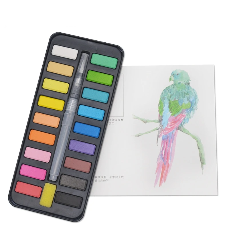 
High Quality Superior Solid Water Color Paint Pigment Watercolor Paints Set 