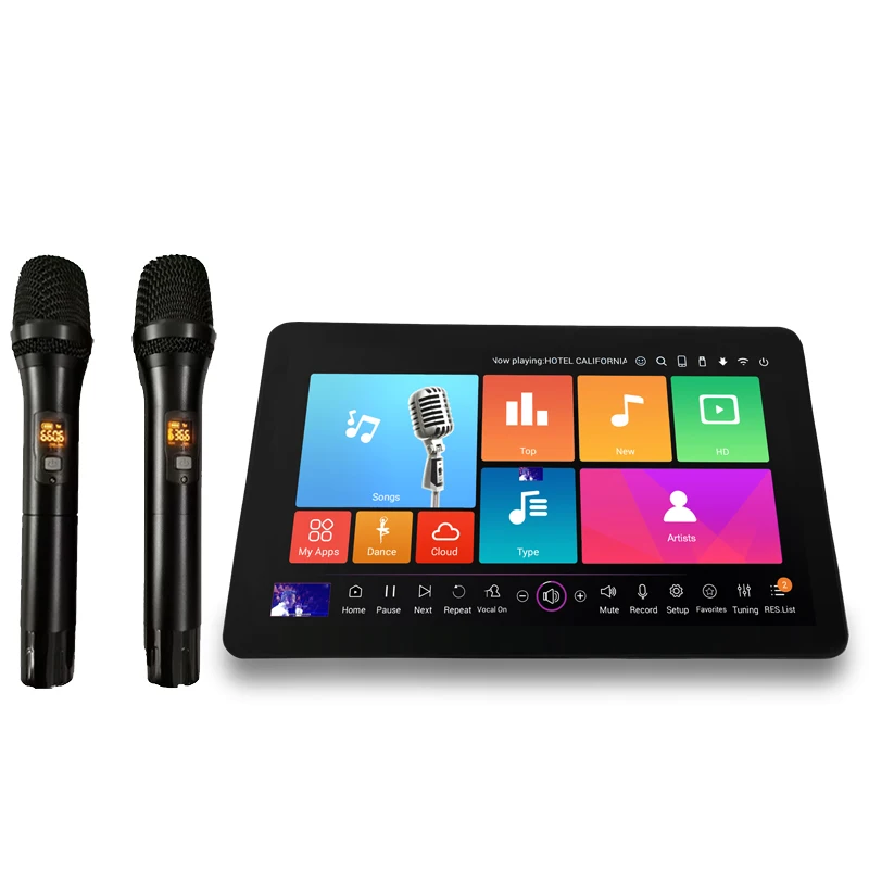 18.5-inch 2T3T4TB  KTV player Android system karaoke portable song player with amplifier