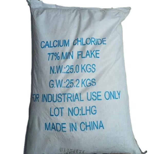 
free flow 74% 77% Dihydrate calcium chloride flakes 