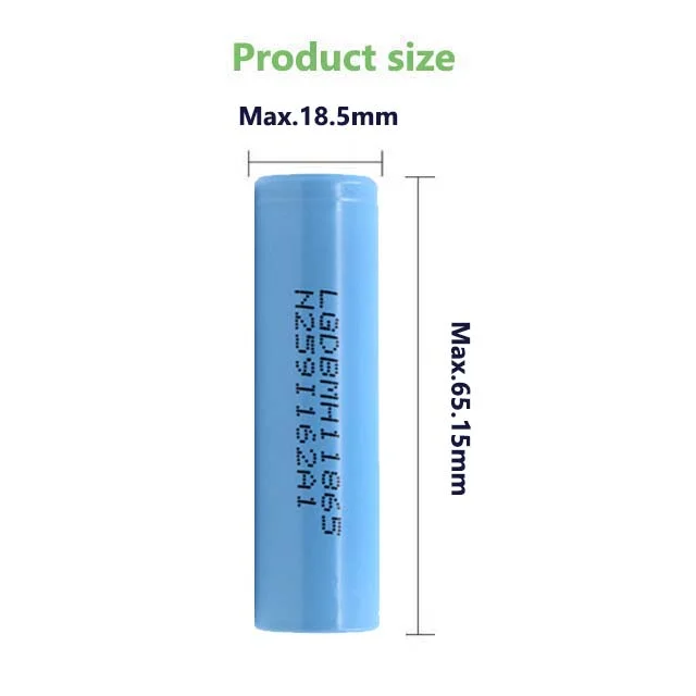 High Quality MH1 3200Mah 18650 Lithium Ion Battery Rechargeable Energy Storage Battery for Scooter NCR INR18650 3.7V Battery