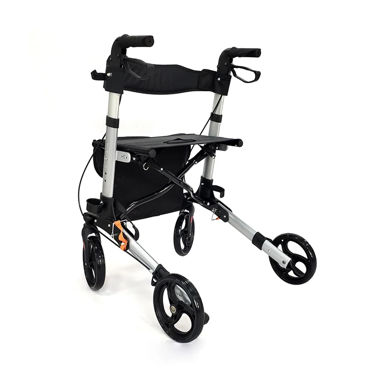 Senyang lightweight aluminium old people elderly walking folding walker rollator