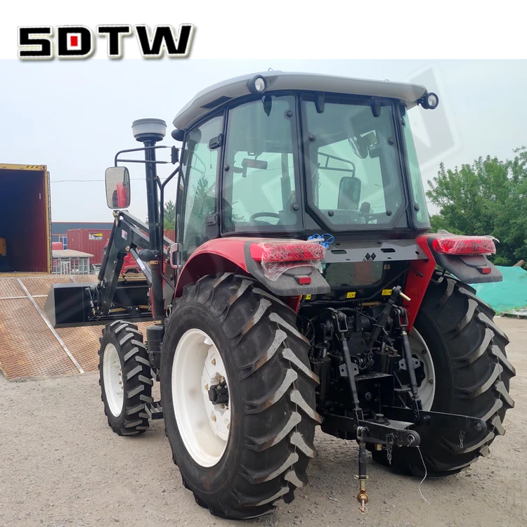  Мини-трактор 10hp 25 hp 60hp 100hp фронтальный погрузчик компактный сельскохозяйственный трактор машина для работы на земле мини-сельскохозяйственные садовые тракторы
