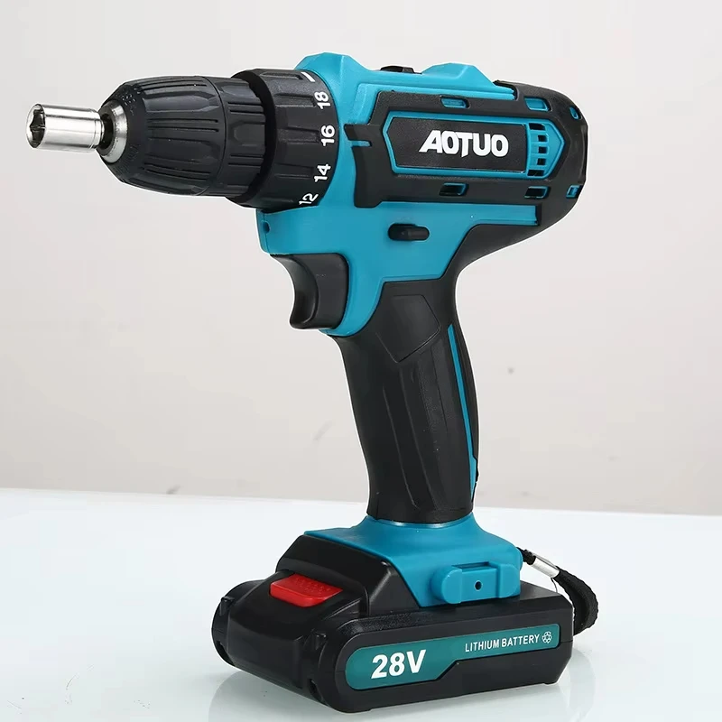 28V Li-ion Battery Rechargeable Power Screw drivers Portable Cordless Drill Set Home Multifunctional Electric Screwdriver Kits