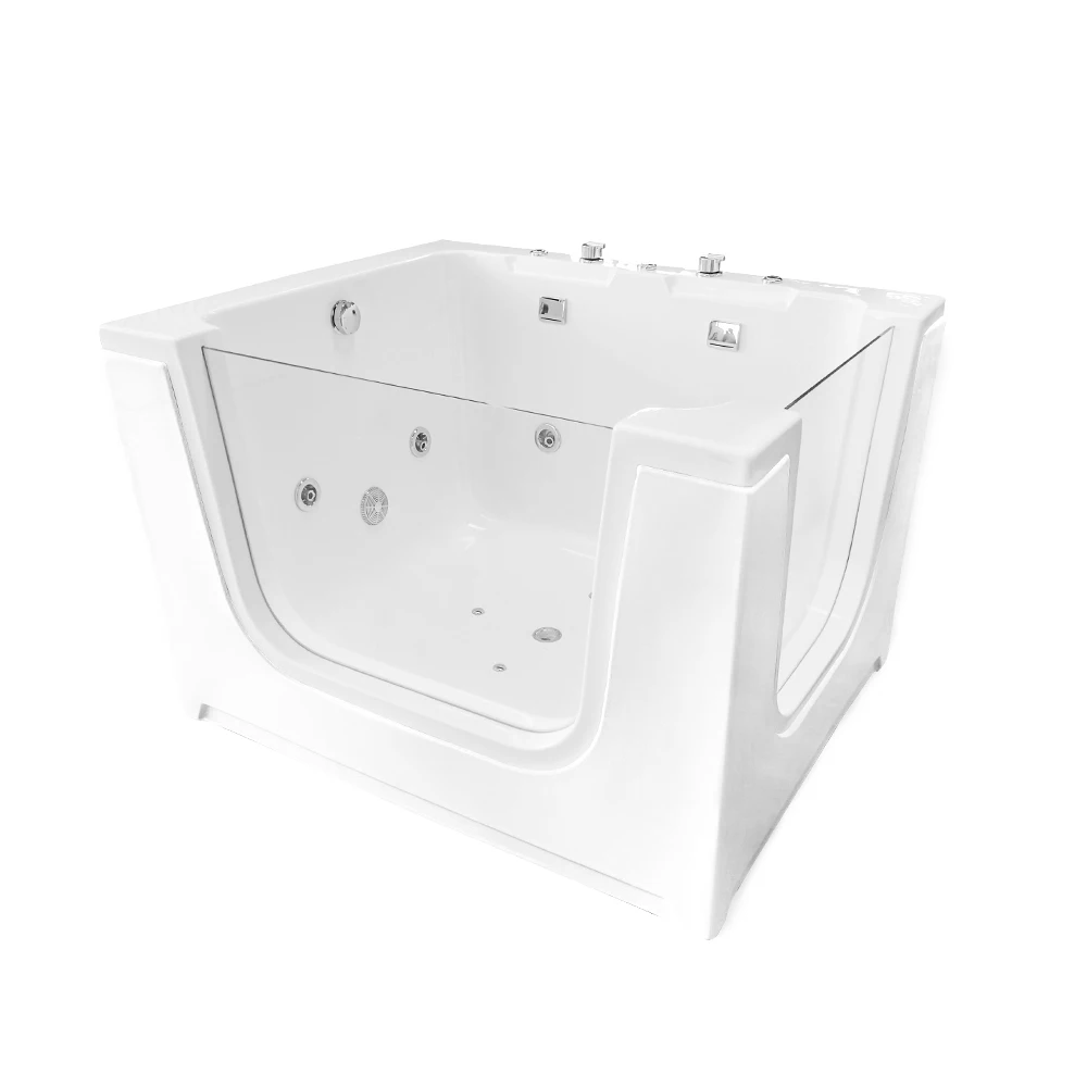 Baby Spa Center Swim Pool Hydromassage Baby Bathtub with place it in the bathroom