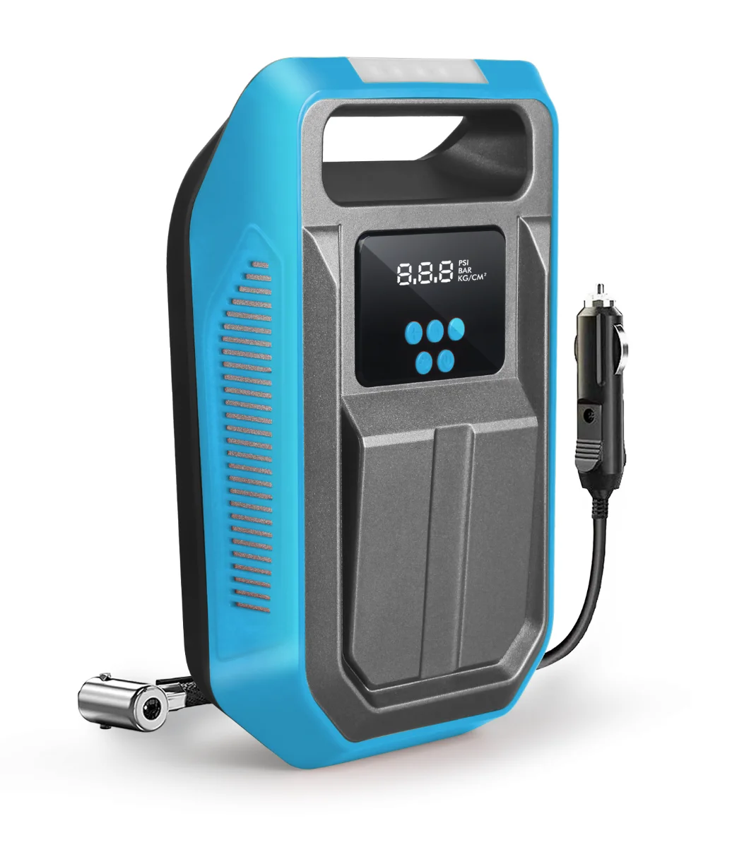 Best seller digital auto stop portable car air compressor pump tire inflator