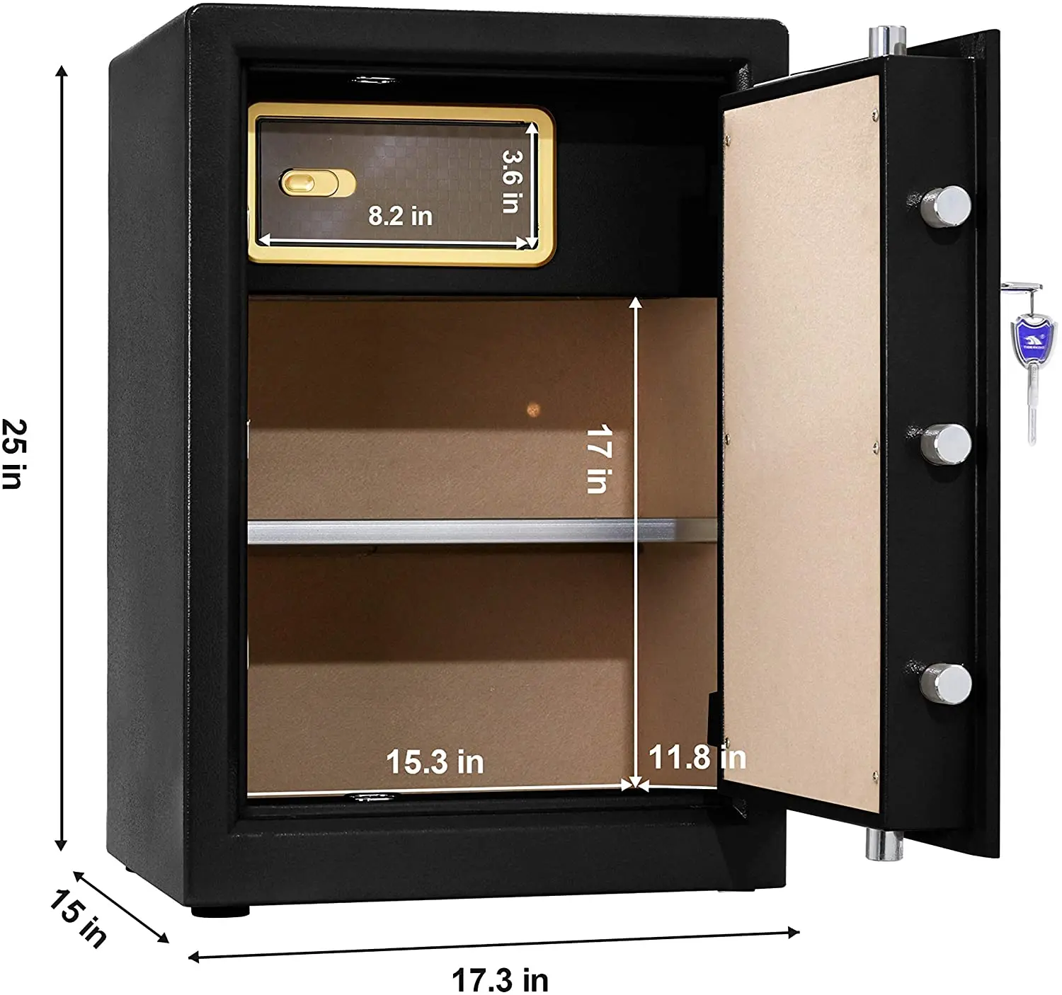 Electronic Digital Fire Proof Document Security Cabinet Fireproof Safe box
