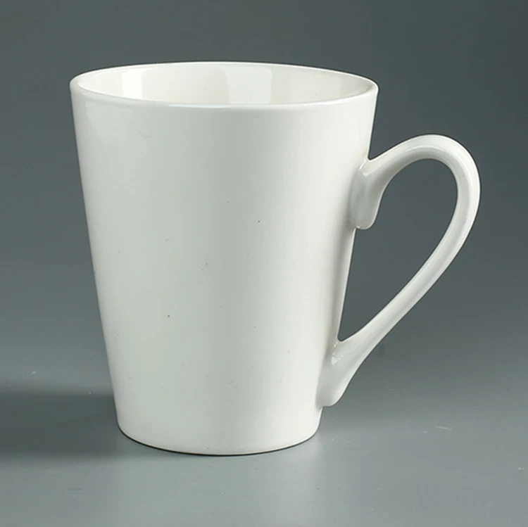 Настраиваемый красивый простой белый новый костяной Китай кофейная кружка на заказ