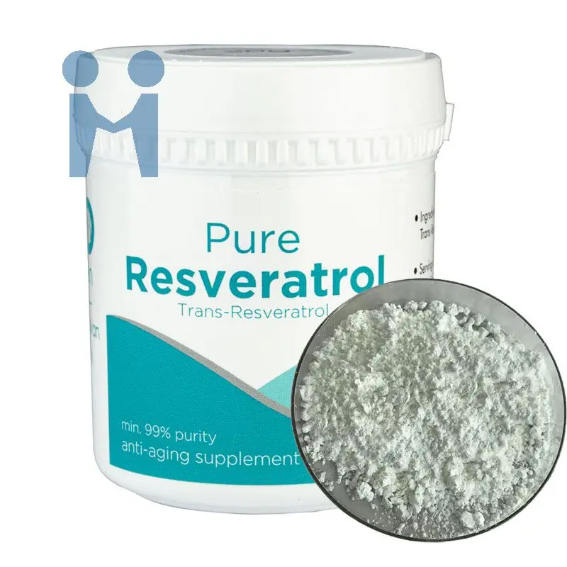 Wholesale Bulk CAS 501-36-0 Trans-Resveratrol 98% 99% Trans Resveratrol Resveratrol powder