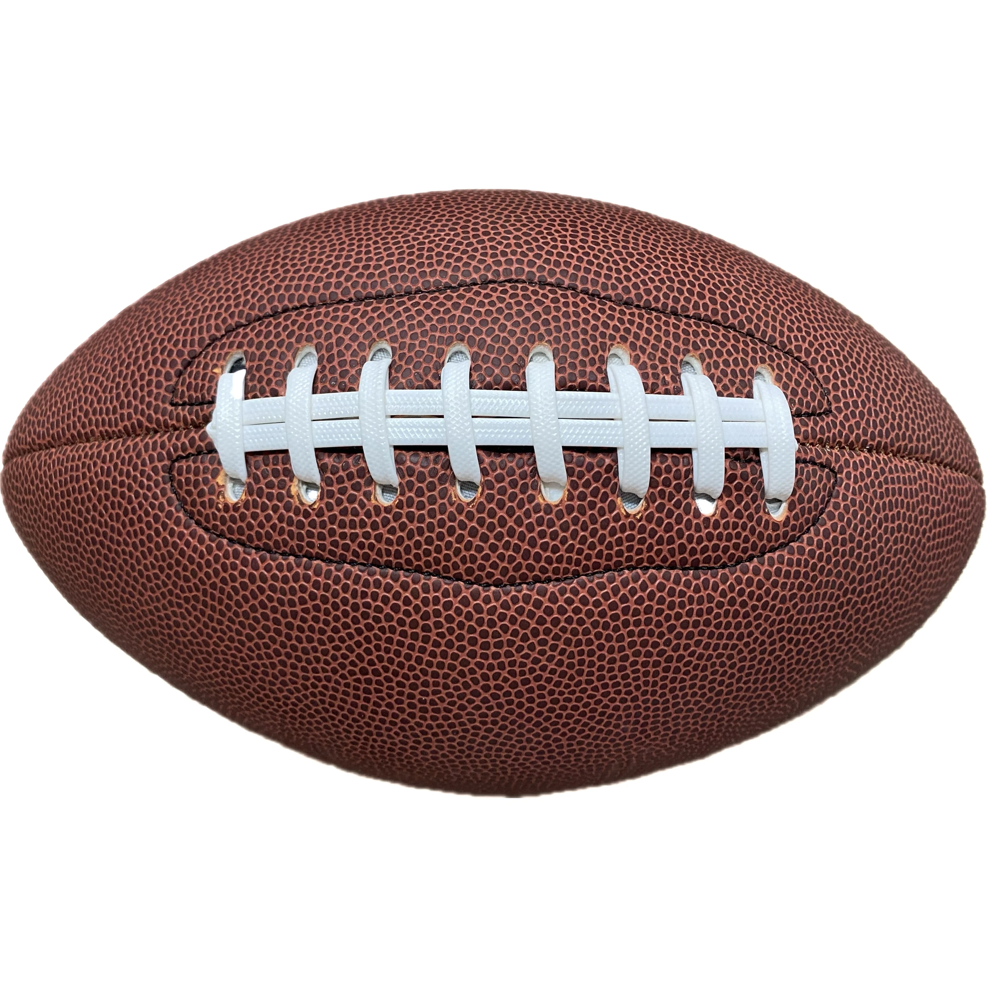 China Hot Sales  Custom Logo Composite Leather Rugby American Football of Custom Size Premium Quality Balls