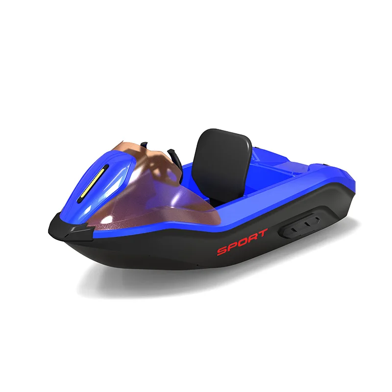 2024 Ocean Mini Jet Ski 15000W Powered 60Km/h Speed Small Boat Family Holiday Entertainment Go Skating Electric