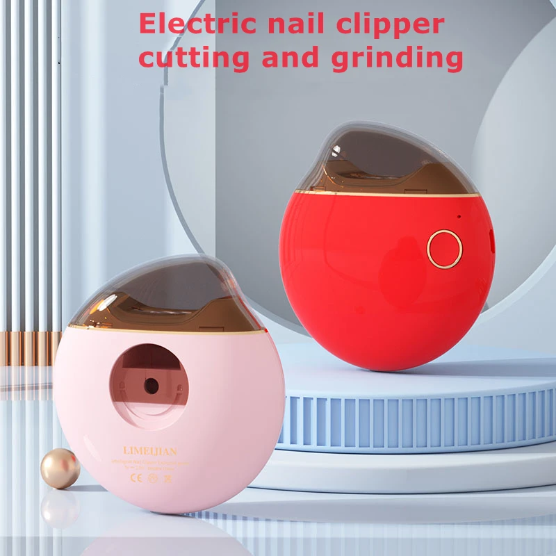 Electric nail polisher nail polisher intelligent electric nail clipper automatic trimmer anti-splash anti-clamping meat