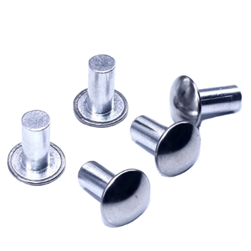 Low-Profile Domed Head Solid Rivet for cookware Rivet solid Aluminium Aluminum rivets manufactures