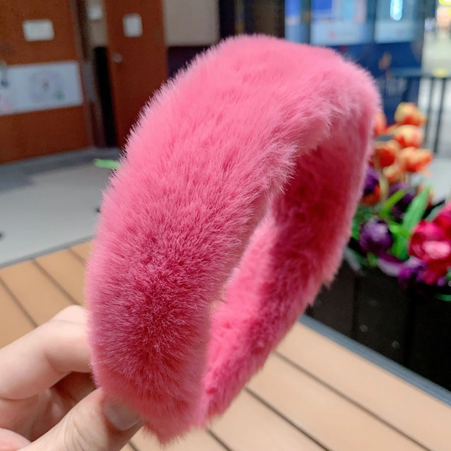 
Korean Version Of Autumn Winter New Sweet Retro Socialite Temperament Fur Europe The United States Hairb Fur Accessories 